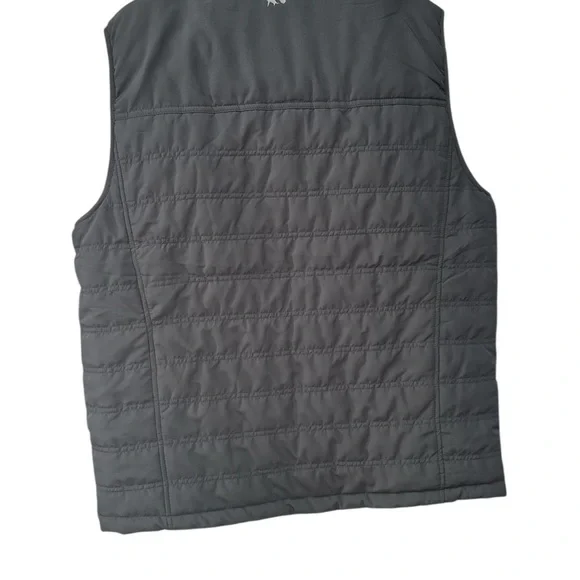 Reversible Black Puffer Vest by [Fishhippie]